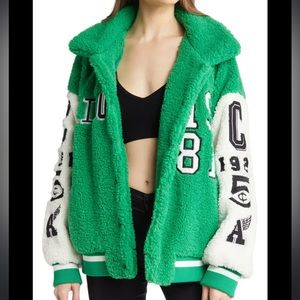 Azalea Wang patch varsity jacket size s